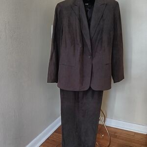 Jones New York Brown Blazer Tailored Classic Design